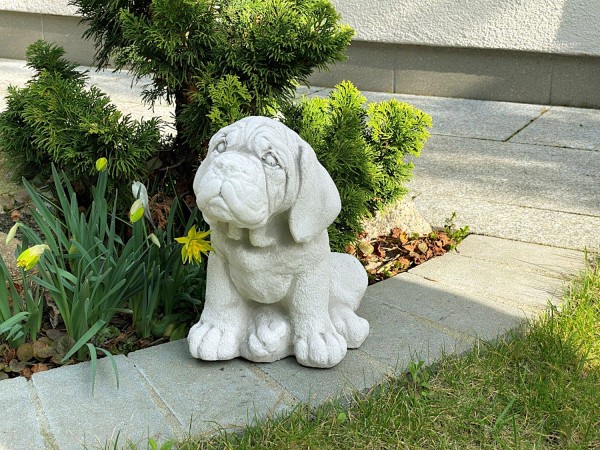 Скульптура Щенок сидит