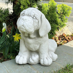 Скульптура Щенок сидит