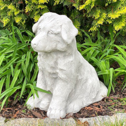 Скульптура Щенок сидит