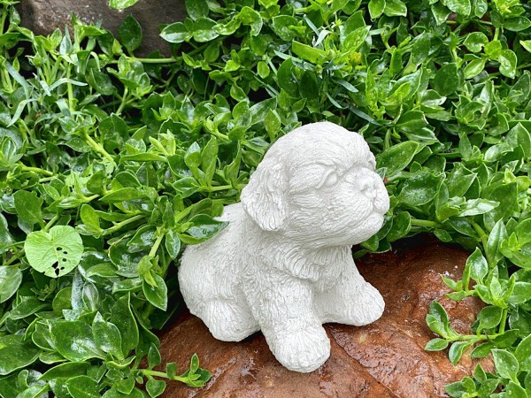 Скульптура Щенок сидит