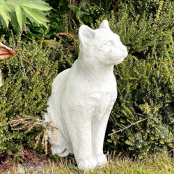 Скульптура Кошка сидит