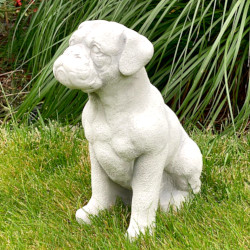 Скульптура Собака сидит