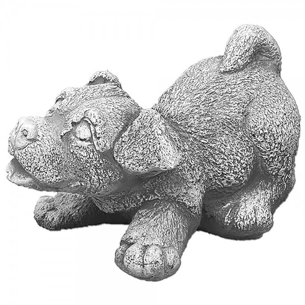 Скульптура Щенок играет