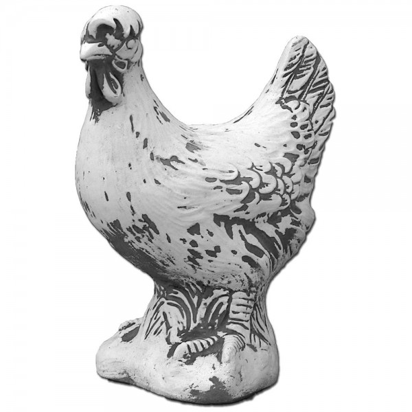 Скульптура Курица на камне