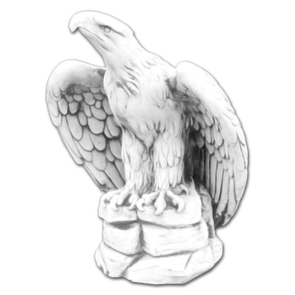 Скульптура Орёл сидит на камне