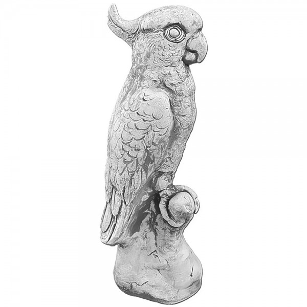 Скульптура  Попугай сидит на ветке