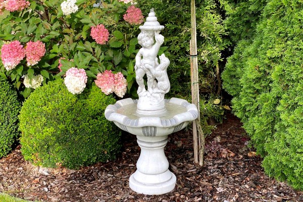 Фонтан Мальчик с собакой