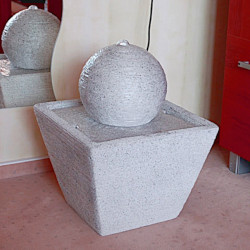 Фонтан современный Квадрат с шаром