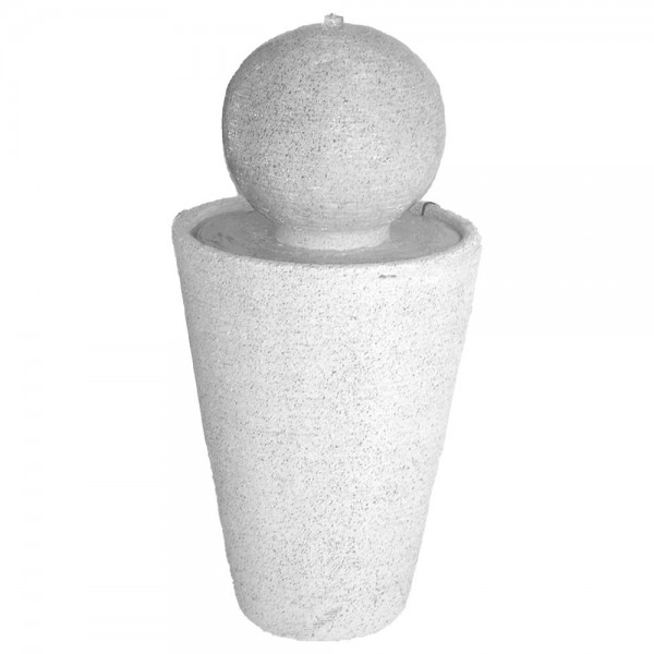 Фонтан декоративный конусный с шаром