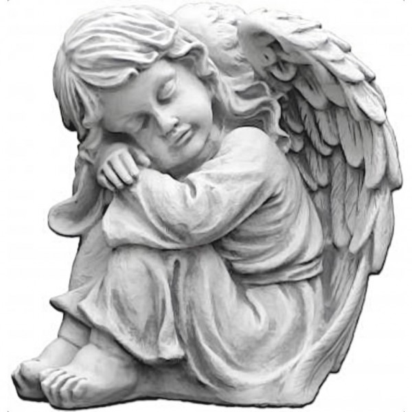 Скульптура классическая Ангел девочка спит