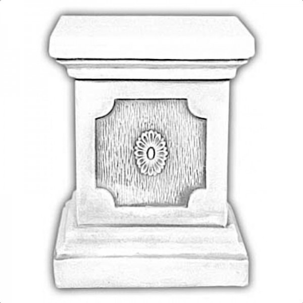 Столб античный квадратный с орнаментом