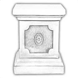 Столб античный квадратный с орнаментом