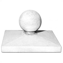 Крышка на столб с шаром