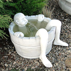 Фонтан современный Кадка