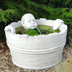 Фонтан современный Кадка