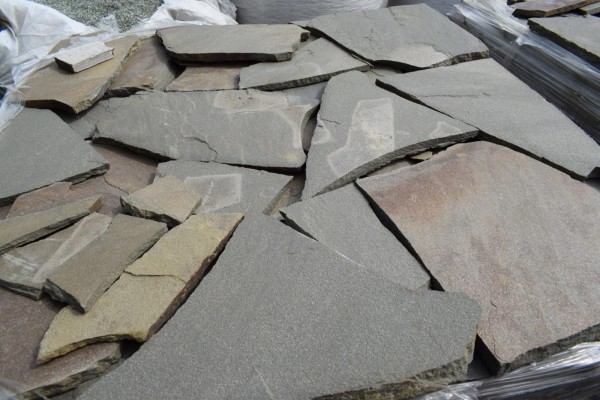 Песчаник, серо-зеленый 30-35 мм