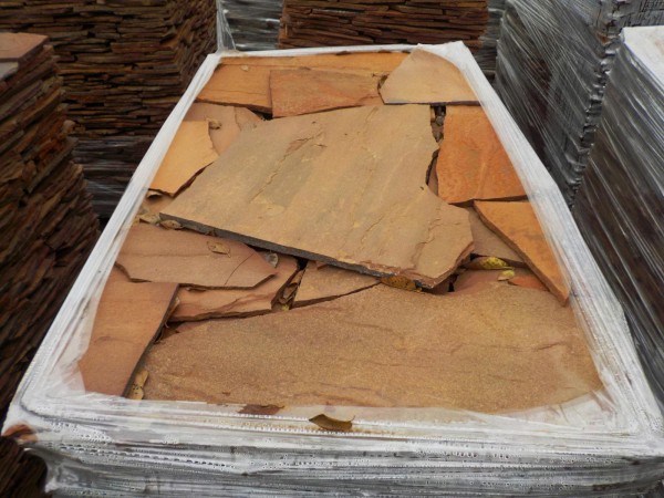 Песчаник, терракотовый 30 мм