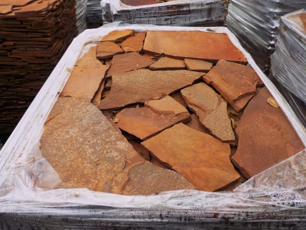 Песчаник, терракотовый 40 мм