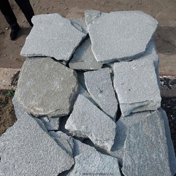 Серебрит, серо-голубой 35-45 мм