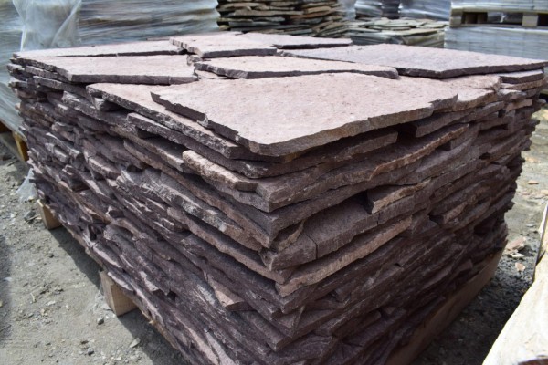 Плитняк Лемезит (вишня, бордо) 30-35 мм