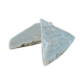 Галтованный Серебрит, серо-голубой 30-40 мм