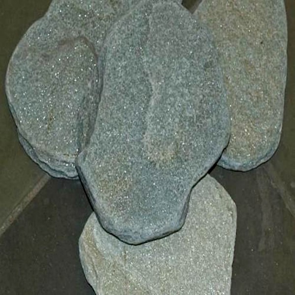 Галтованный Серебрит, серо-голубой 40-50 мм