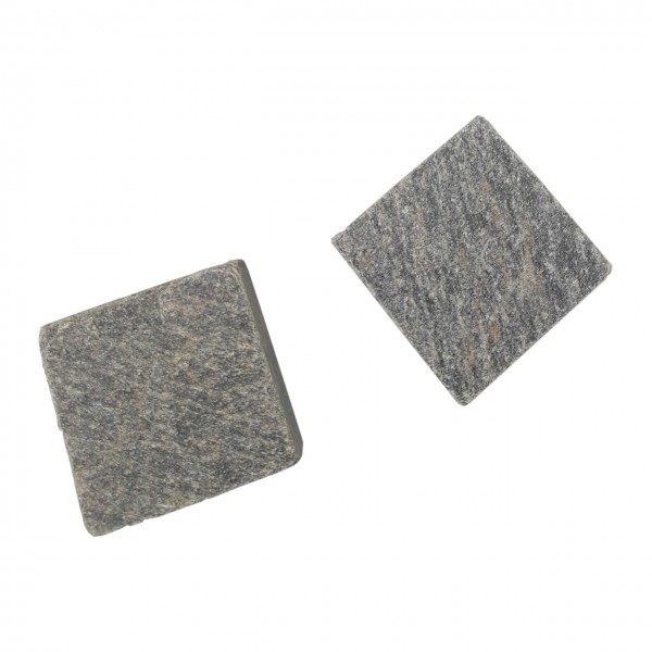 Галтованная брусчатка из Серицита, размер 100-200 мм, толщина 20-30 мм