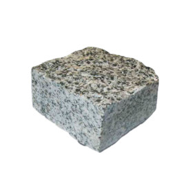 Пилено-колотая брусчатка из Гранита габбро, размер 100-100 мм, толщина 50 мм