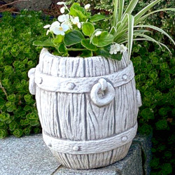 Вазон декоративный Бочонок