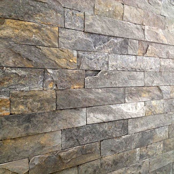 Плитка из Серицита, пиленая, ширина 100 мм, толщина 10-20 мм