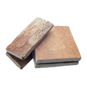 Плитка из Златолита, желтая, ширина 50 мм, толщина 20-30 мм