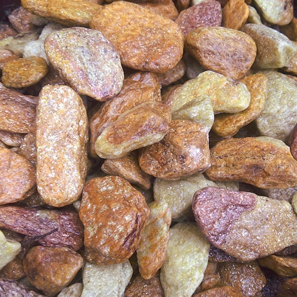 Каменная крошка из Златолита, галтованная, фракция 10-20 мм