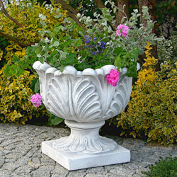 Вазон современный Листья