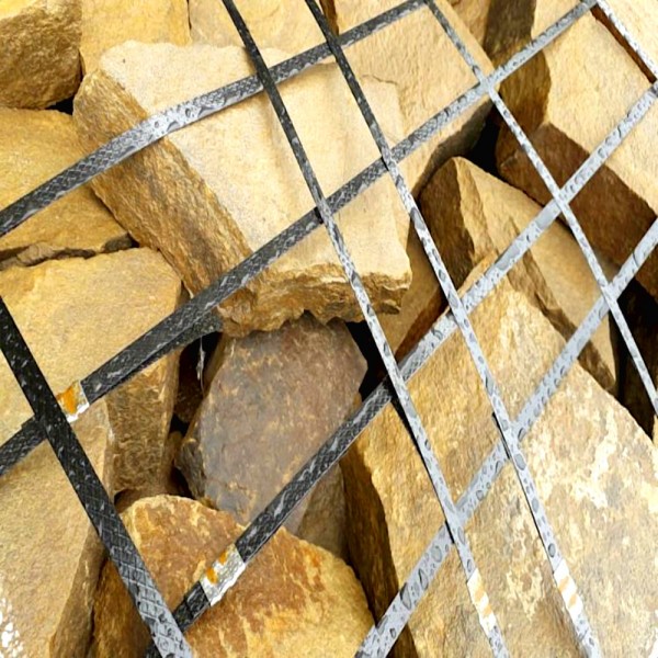 Бутовый камень, строительный, малиновый