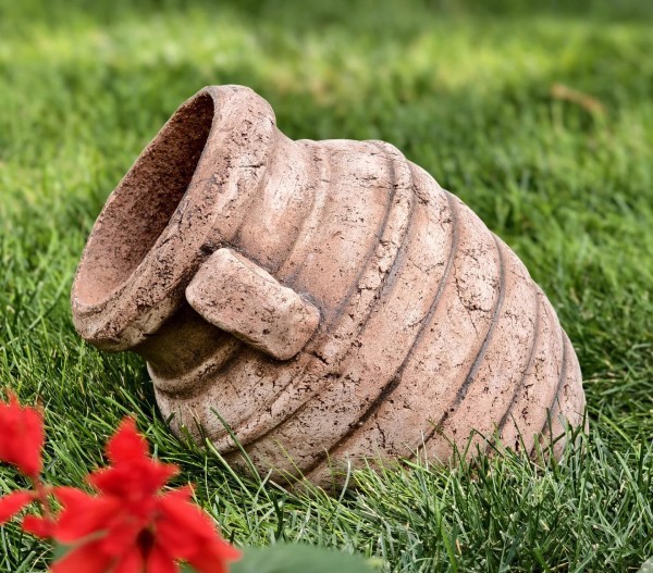 Амфора «Улей» с принтом темная патина