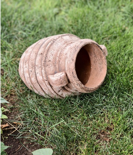 Амфора «Улей» с принтом темная патина