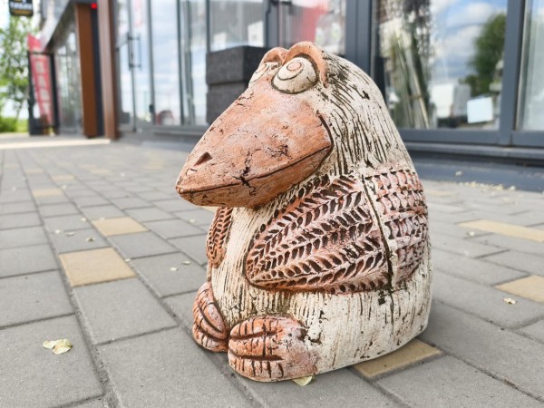 Скульптура декоративная «Ворона»