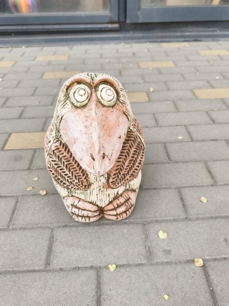 Скульптура декоративная «Ворона»