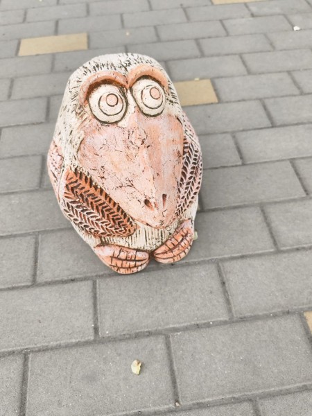 Скульптура декоративная «Ворона»