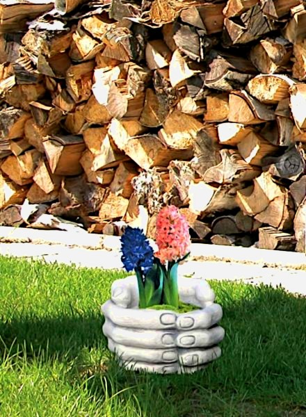 Вазон современный Ручки