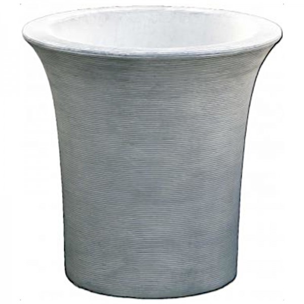 Вазон современный, круглый с расширением вверху