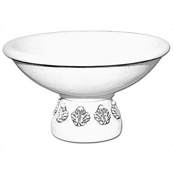 Вазон классический круглый на ножке