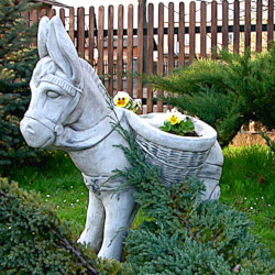Вазон скульптурный Ослик