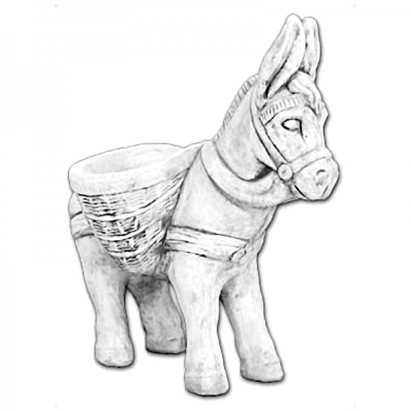 Вазон скульптурный Ослик