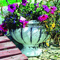 Вазон классический, круглый на ножке