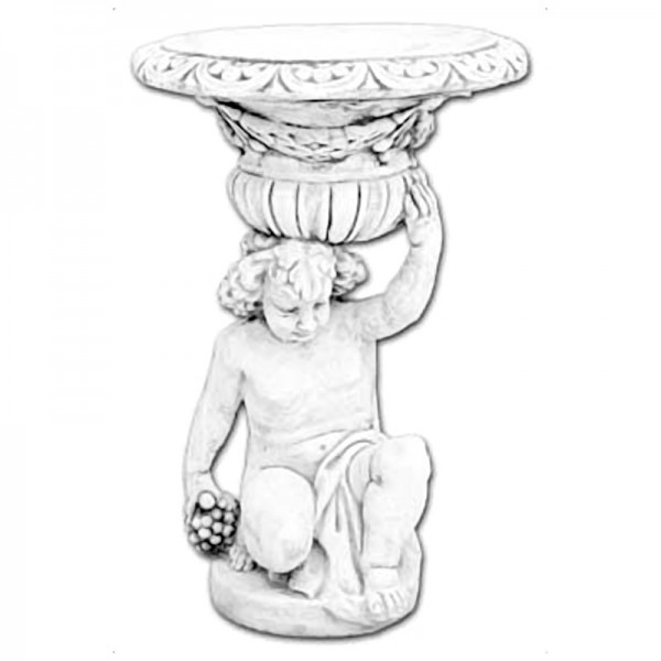 Вазон скульптурный Мальчик с вазой