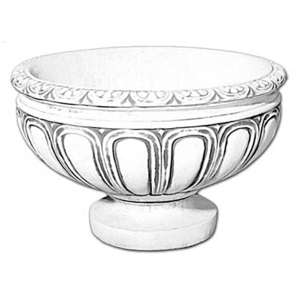 Вазон античный, круглый на ножке