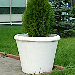 Вазон современный, серийный, конусный