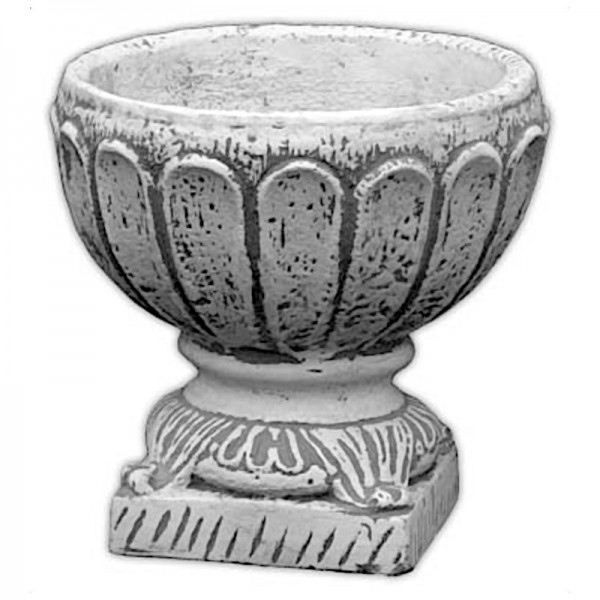 Вазон античный, круглый на ножке