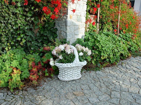 Вазон современный Корзинка